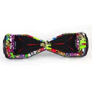 Hoverboard AirMotion H1 purple graffiti cu autonomie de pana la 12Km