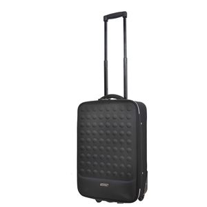 Troler pentru cabina cu 2 roti Airport Basic Soft negru