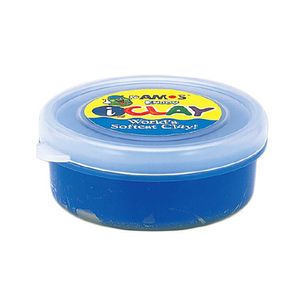 Plastilina Amos 18 g/cutie, albastra