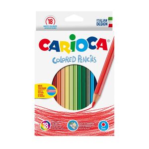 Set creioane colorate Carioca pachet 18 culori