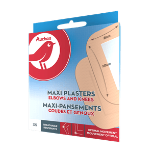 Plasturi Auchan maxi pentru genunchi si coate