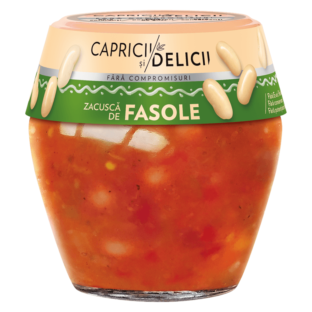 Capricii Si Delicii Zacusca De Fasole Capricii Si Delicii 550 G