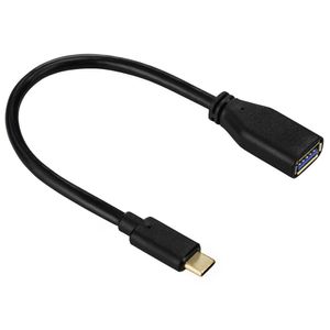 Cablu OTG Hama 15cm cu mufa USB type C