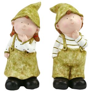 Decoratiune fibra de sticla Garden Star, model copii, 43.6 cm