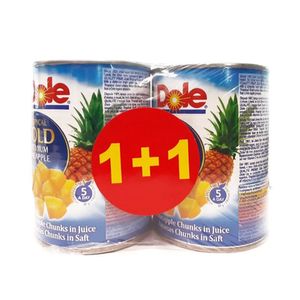Pachet promo : Bucati de ananas Dole 567 g, pachet 1+1