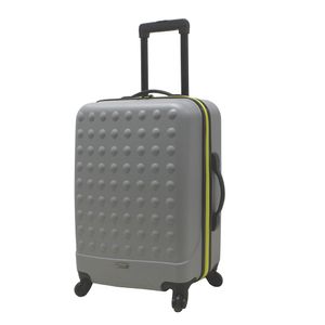 Troler mediu Airport cu 4 roti, gri, 65 cm