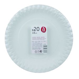 Farfurii carton Actuel, 18 cm