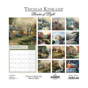 Calendar de perete Cardex - Thomas Kinkade