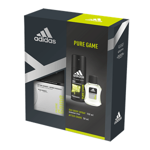 Set pentru cadou Adidas Pure Game cu after shave si deodorant