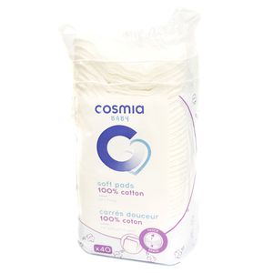 Dischete cosmetice din bumbac Cosmia Baby, 40 bucati