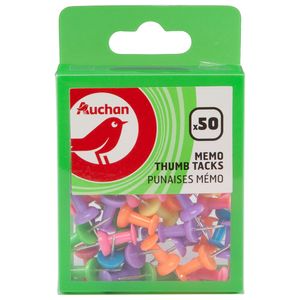Set 50 pioneze Auchan, diverse culori