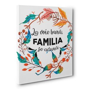 Tablou canvas 4Decor Familie 25 x 35 cm, diverse modele