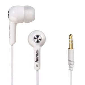 Casti in ear Hama HK-2013 stereo, albe