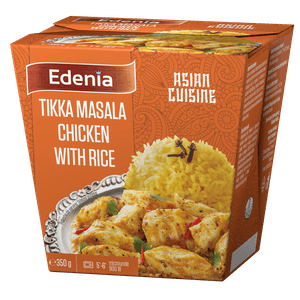 Pui tikka masala Edenia cu orez, 350 g