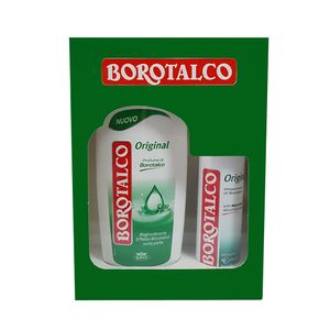 Pachet pentru cadou Borotalco: Gel de dus + Deodorant spray original