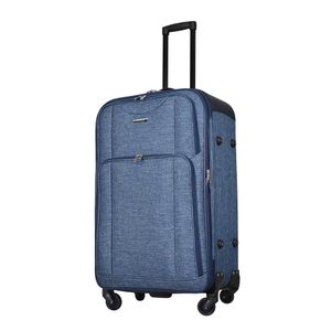 Troler Airport, albastru jeans, 55 x 36 x 23 cm, 32L