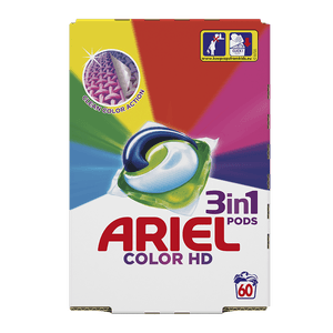 Detergent capsule Ariel All in One PODS Color, 60 spalari