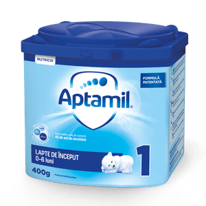 Formula de lapte Aptamil 1, 0+6 luni, 400g