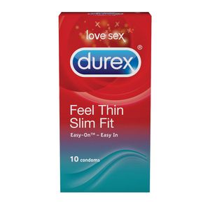 Prezervative Durex Feel Thin Slim Fit 10 bucati