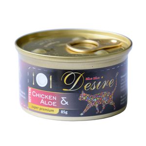 Hrana umeda pentru pisici Miau Miau Desire Kitten, pui file si aloe, conserva, 85 g