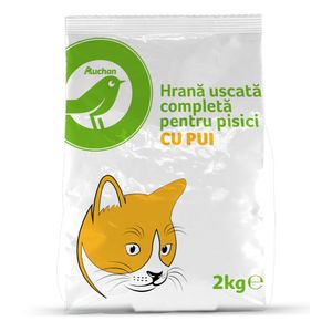 Hrana uscata pentru pisici Auchan cu pui, 2 kg