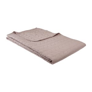 Cuvertura din microfibra Auchan Essential, 240 x 220cm, Culoarea Maro