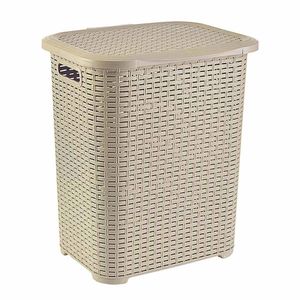 Cos rufe Akturk din plastic/rattan, 45 l bej