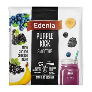 Mix de fructe pentru smoothie Purple Kick Edenia, 500g