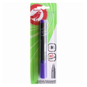 Marker permanent Auchan, culoare violet