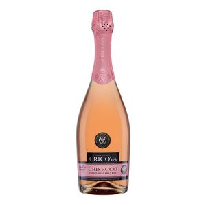 Spumant brut Crisecco roze, sec, 0.75 l