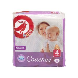 Scutece pentru bebelusi Auchan, NR4 7-17KG, 26B