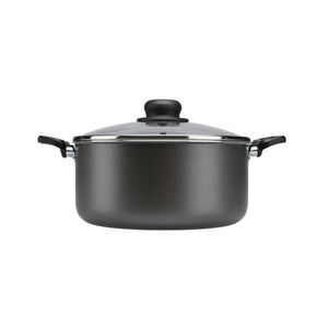 Cratita Auchan Essential din aluminiu, cu capac, 24 cm