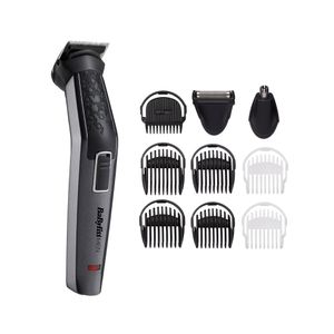 Aparat de tuns si ras BaByliss MT727E Carbon Titanium 10in1 Multi Trimmer, Negru