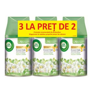 Rezerve odorizant de camera cu frezie si lasomie Air Wick Freshmatic, 3 x 250g