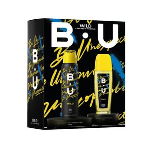 Pachet deodeorant natural spray BU wild 75 ml + deodorant 150 ml