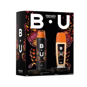 Pachet deodorant natural spray BU trendy 75 ml + deodorant 150 ml