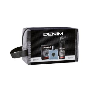 Pachet pentru cadou barbati Set Aftershave + Deodorant Spray Black Denim, 250ml