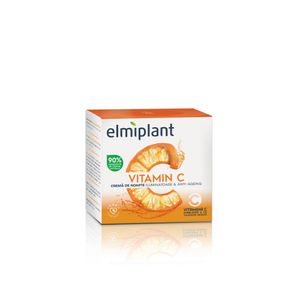Crema de noapte iluminatoare cu vitamina C Elmiplant, 50ml