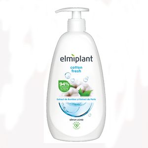 Sapun lichid Elmiplant cu extract de bumbac si perle, 500 ml