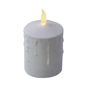 Candela din plastic cu led rosu, Emos