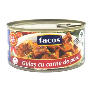 Conserva Facos cu gulas de porc, 300 g