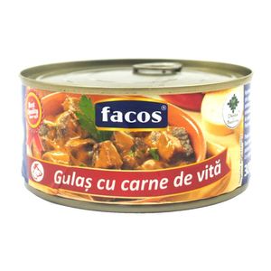 Conserva Facos cu gulas de vita, 300 g