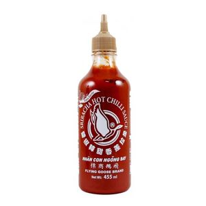 Sos sriracha hot chilli extra usturoi Flying Goose, 455ml