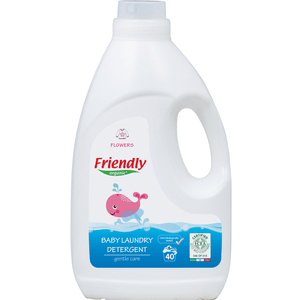 Detergent de rufe pentru bebelusi Friendly cu parfum de flori 2L