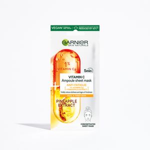 Masca servetel Ampoule Anti-fatigue cu Ananas G Skin Nat, 15 g