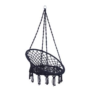 Hamac tip scaun Garden Star, 80 x 73 x 120 cm, negru
