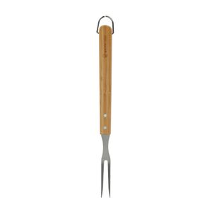 Furculita BBQ cu maner de lemn Garden Star, 43.5cm