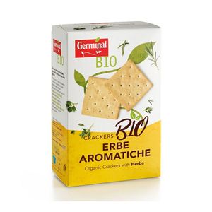 Crackers Germinal Bio cu ierburi, 175 g