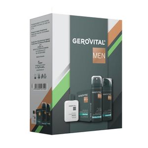 Set pentru cadou spuma ras/lotiune dupa ras/deodorant Gerovital, 450ml