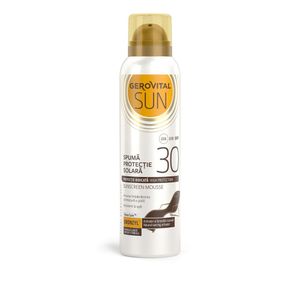 Spuma protectie solara Gerovital Sun SPF30, 150ml